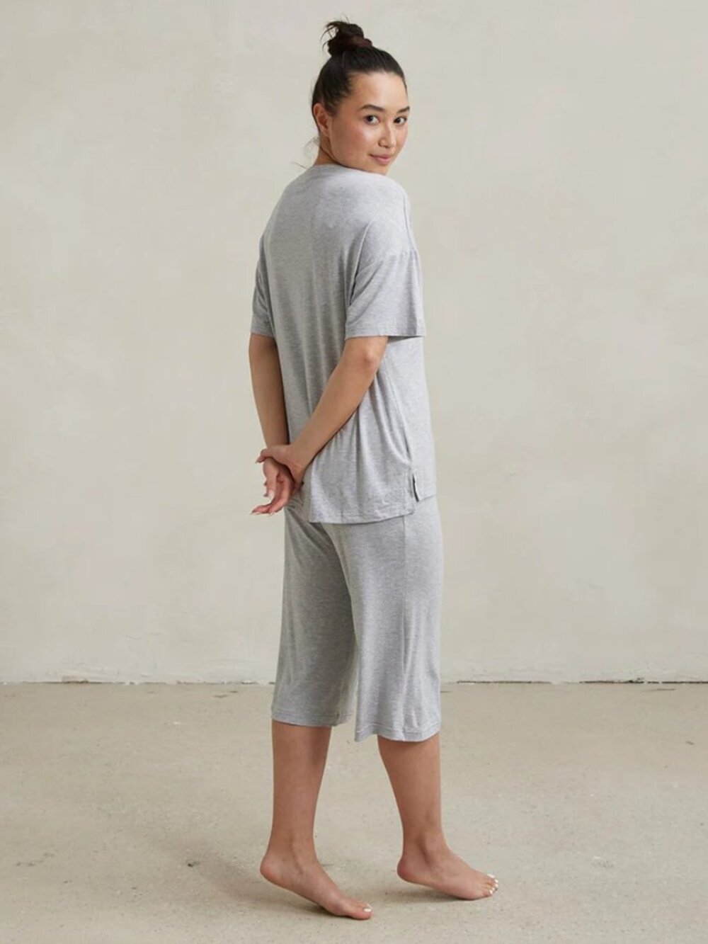 New Oversized Tee + Capri Pant